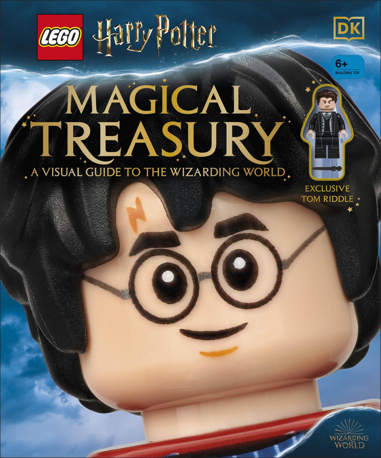  LEGO 2018 Harry Potter Minifigure - Harry Potter (with Owl,  Broom & Wand) 75954 : Toys & Games