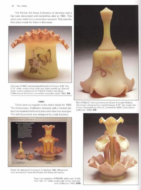 Fenton Burmese glass bell on sale