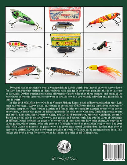 Whitefish Price Guide to Vintage Fishing Lures  Vintage fishing lures,  Vintage fishing, Fishing lures