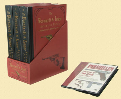 The Borchardt & Luger Automatic Pistols: A Technical History for Collectors from C93 to P.08, 3 Volume Set Standard Edition by Joachim Gortz, Dr. Geoffrey Sturgess