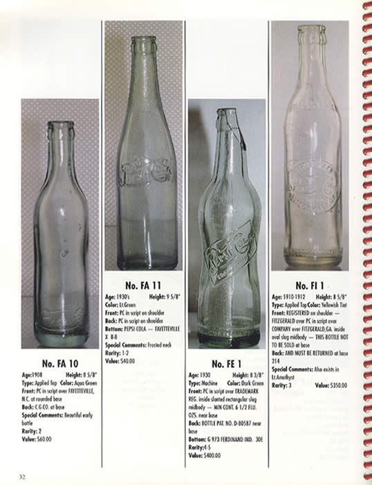 Pepsi Cola Bottles Collector's Guide 3 Book Set by James Ayers