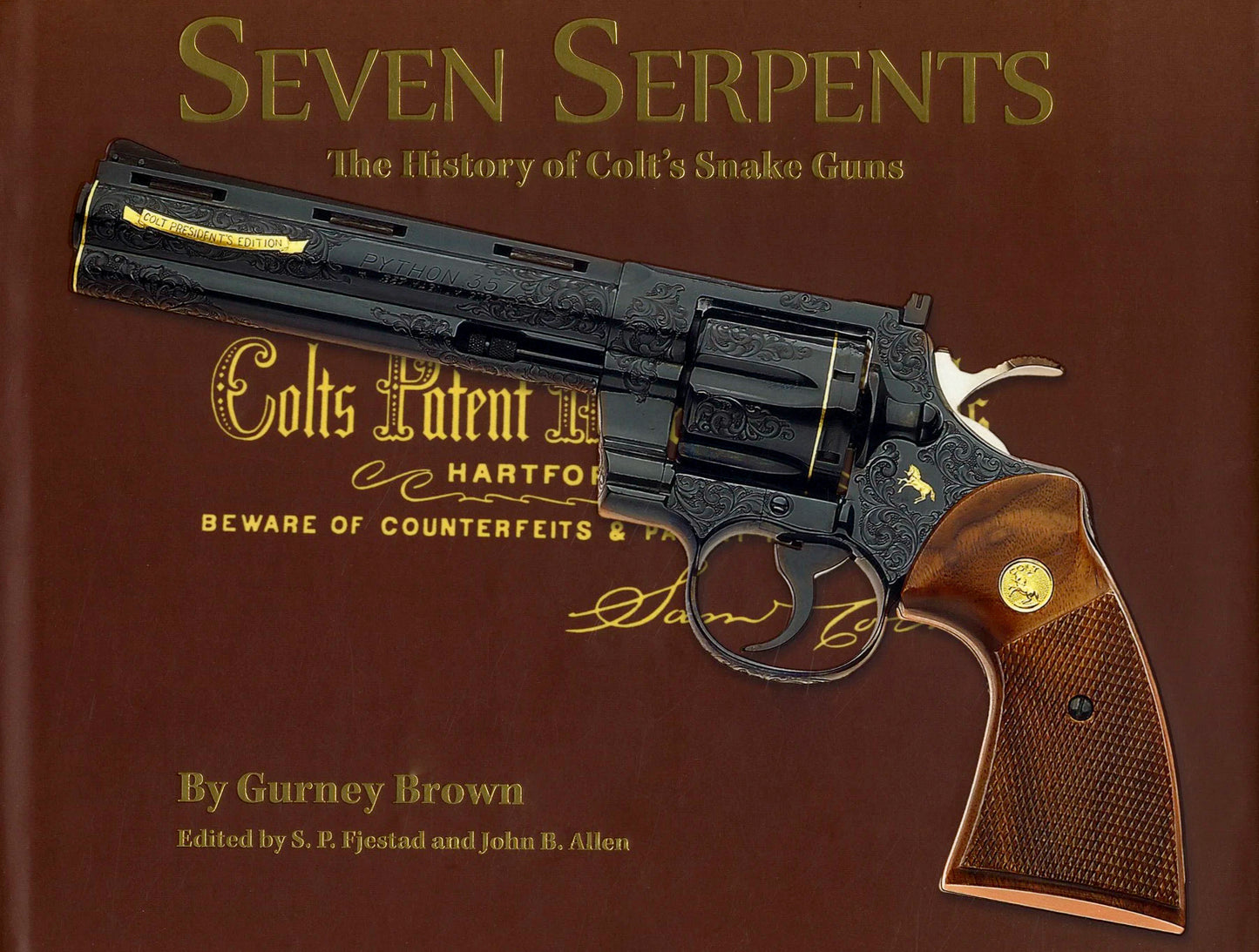 THREE BOOKS: Seven Serpents, Colt's Python, and Double Action Revolvers by Gurney Brown